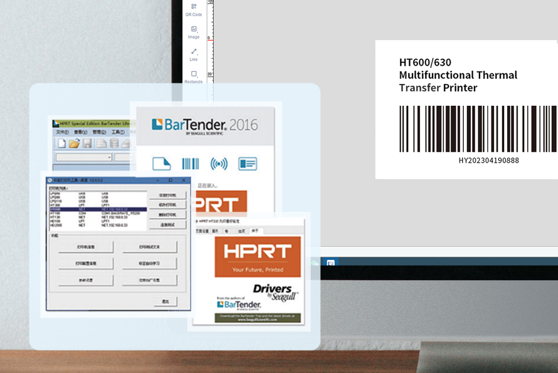 HPRT-industriell etiketttrykk brukes sammen med Bartender label design software.png